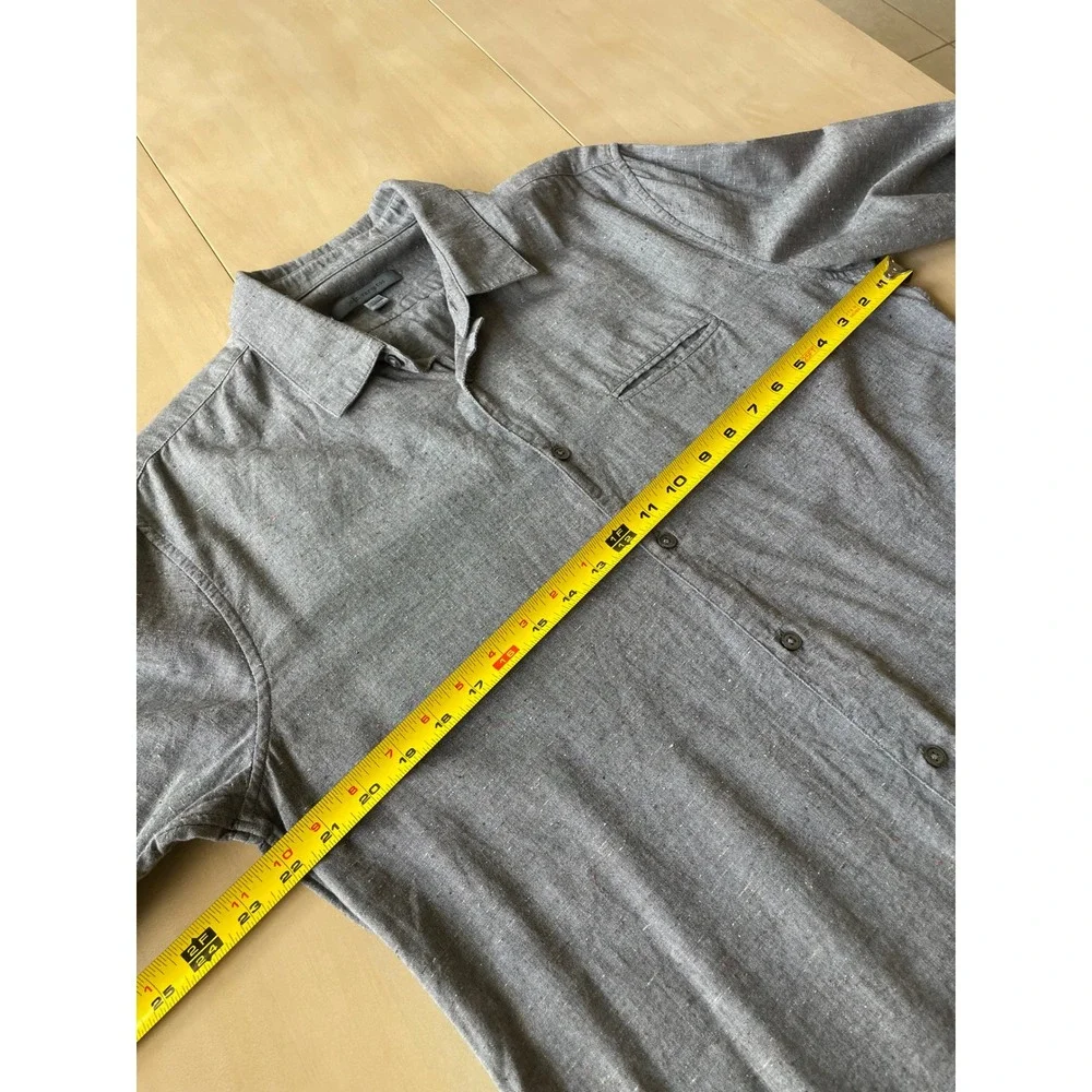 John Varvatos Textured Casual Collared Button Down Date Night Shirt - Sz Large - Picture 8 of 9